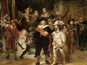 Jacht op de gestolen Rembrandt personeelsuitje Delft